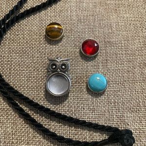 Magnabilities Owl Pendant Necklace